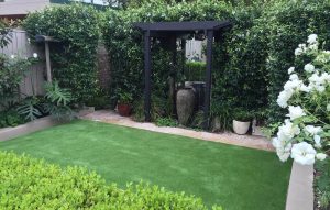 Stonedge Gardens Drummoyne Synthetic Lawn and Formal Garden Completed Project