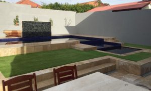 Stonedge Gardens Kingsford Smith Paving and Synthetic Lawn Installation Sideview