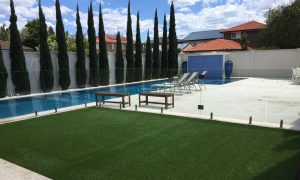 Stonedge Gardens Sans Souci Backyard Synthetic Lawn Completed Project