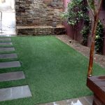 Stonedge Gardens Synthetic Lawn, Planting and Paving