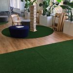 Stonedge Gardens The Rocks Indoor Synthetic Lawn Green