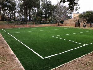artificial lawn soccer field